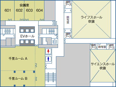 フロア図 5階